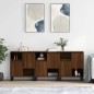 Sideboards 3 Stk. Braun Eichen-Optik Holzwerkstoff Sideboards 3 Stk. Braun Eichen-Optik Holzwerkstoff