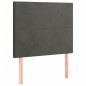 vidaXL Boxspringbett mit Matratze Dunkelgrau 90x190 cm Samt vidaXL Boxspringbett mit Matratze Dunkelgrau 90x190 cm Samt