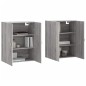 Wandschränke 2 Stk. Grau Sonoma 69,5x34x90 cm Wandschränke 2 Stk. Grau Sonoma 69,5x34x90 cm