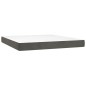 vidaXL Boxspringbett mit Matratze Dunkelgrau 180x200 cm Samt vidaXL Boxspringbett mit Matratze Dunkelgrau 180x200 cm Samt