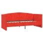 Tagesbett USB Weinrot Samt 90x200 cm Tagesbett USB Weinrot Samt 90x200 cm