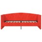 Tagesbett USB Weinrot Samt 90x200 cm Tagesbett USB Weinrot Samt 90x200 cm