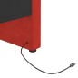 Tagesbett USB Weinrot Samt 90x200 cm Tagesbett USB Weinrot Samt 90x200 cm