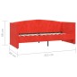 Tagesbett USB Weinrot Samt 90x200 cm Tagesbett USB Weinrot Samt 90x200 cm