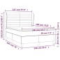 vidaXL Boxspringbett mit Matratze Schwarz 140x190 cm Samt vidaXL Boxspringbett mit Matratze Schwarz 140x190 cm Samt