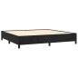 vidaXL Boxspringbett mit Matratze Schwarz 200x200 cm Samt vidaXL Boxspringbett mit Matratze Schwarz 200x200 cm Samt