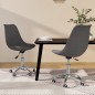 vidaXL Esszimmerstühle 2 Stk. Drehbar Dunkelgrau Stoff vidaXL Esszimmerstühle 2 Stk. Drehbar Dunkelgrau Stoff