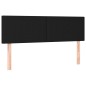 vidaXL Boxspringbett mit Matratze Schwarz 140x190 cm Stoff vidaXL Boxspringbett mit Matratze Schwarz 140x190 cm Stoff