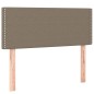 vidaXL Boxspringbett mit Matratze Taupe 90x200 cm Stoff vidaXL Boxspringbett mit Matratze Taupe 90x200 cm Stoff