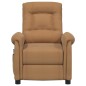 Massagesessel Taupe Mikrofasergewebe Massagesessel Taupe Mikrofasergewebe