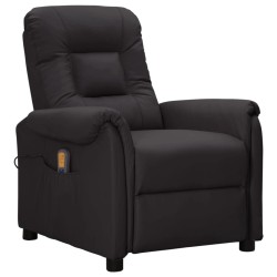 Massagesessel Schwarz Kunstleder