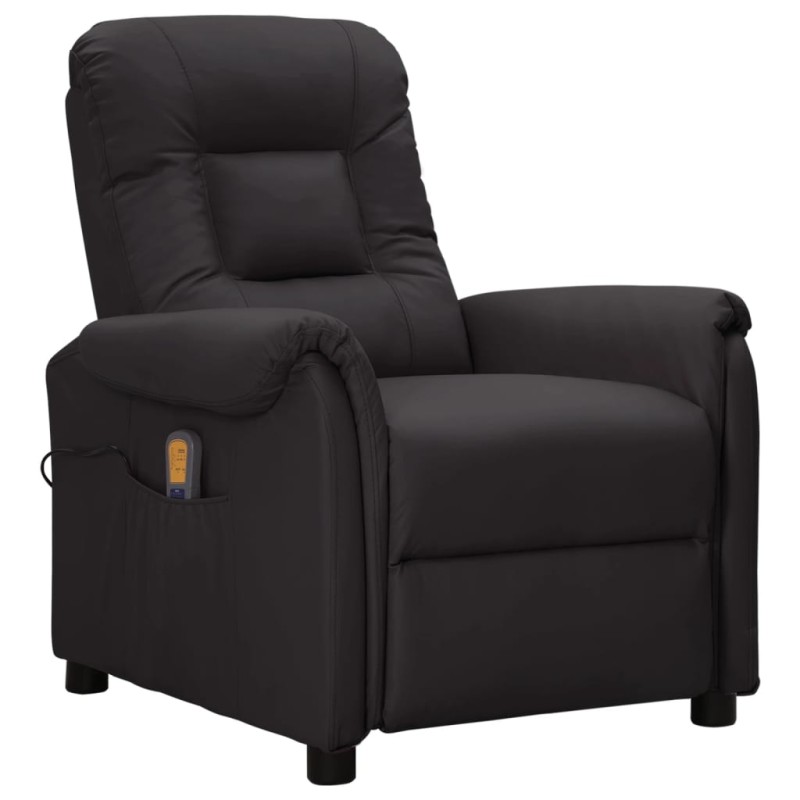 Massagesessel Schwarz Kunstleder Massagesessel Schwarz Kunstleder