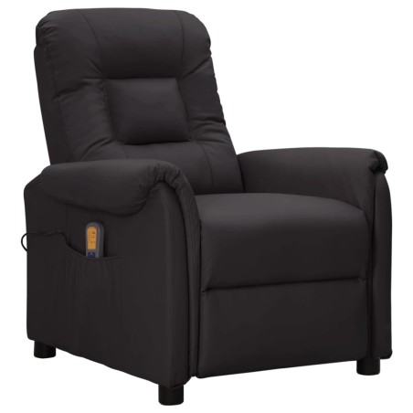 Massagesessel Schwarz Kunstleder