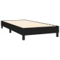 vidaXL Boxspringbett mit Matratze Schwarz 100x200 cm Stoff vidaXL Boxspringbett mit Matratze Schwarz 100x200 cm Stoff