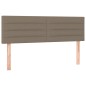 vidaXL Boxspringbett mit Matratze Taupe 140x190 cm Stoff vidaXL Boxspringbett mit Matratze Taupe 140x190 cm Stoff
