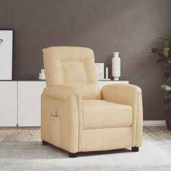 Massagesessel Creme Mikrofasergewebe