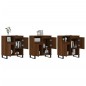 Sideboards 3 Stk. Braun Eichen-Optik Holzwerkstoff Sideboards 3 Stk. Braun Eichen-Optik Holzwerkstoff