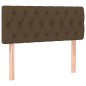 vidaXL Boxspringbett mit Matratze Dunkelbraun 90x200 cm Stoff vidaXL Boxspringbett mit Matratze Dunkelbraun 90x200 cm Stoff