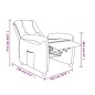 Massagesessel Braun Mikrofasergewebe Massagesessel Braun Mikrofasergewebe