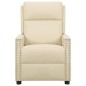 Massagesessel Creme Kunstleder Massagesessel Creme Kunstleder
