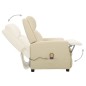 Massagesessel Creme Kunstleder Massagesessel Creme Kunstleder