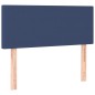 vidaXL Boxspringbett mit Matratze Blau 80x200 cm Stoff vidaXL Boxspringbett mit Matratze Blau 80x200 cm Stoff