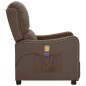 Massagesessel Taupe Stoff Massagesessel Taupe Stoff