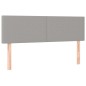 vidaXL Boxspringbett mit Matratze Hellgrau 140x190 cm Stoff vidaXL Boxspringbett mit Matratze Hellgrau 140x190 cm Stoff