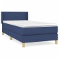 vidaXL Boxspringbett mit Matratze Blau 80x200 cm Stoff vidaXL Boxspringbett mit Matratze Blau 80x200 cm Stoff