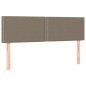 vidaXL Boxspringbett mit Matratze Taupe 140x200 cm Stoff vidaXL Boxspringbett mit Matratze Taupe 140x200 cm Stoff