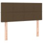 vidaXL Boxspringbett mit Matratze Dunkelbraun 90x190 cm Stoff vidaXL Boxspringbett mit Matratze Dunkelbraun 90x190 cm Stoff