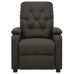Massagesessel Taupe Stoff