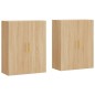 Wandschränke 2 Stk. Sonoma-Eiche 69,5x34x90 cm Wandschränke 2 Stk. Sonoma-Eiche 69,5x34x90 cm