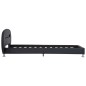 vidaXL Bettgestell mit LED Schwarz Kunstleder 90x200 cm vidaXL Bettgestell mit LED Schwarz Kunstleder 90x200 cm