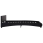 vidaXL Bettgestell Schwarz Kunstleder 140 x 200 cm vidaXL Bettgestell Schwarz Kunstleder 140 x 200 cm