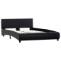 Bettgestell Schwarz Kunstleder 120 x 200 cm Bettgestell Schwarz Kunstleder 120 x 200 cm