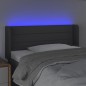 vidaXL LED Kopfteil Dunkelgrau 83x16x78/88 cm Stoff vidaXL LED Kopfteil Dunkelgrau 83x16x78/88 cm Stoff