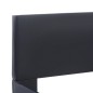 Bettgestell Schwarz Kunstleder 120 x 200 cm Bettgestell Schwarz Kunstleder 120 x 200 cm