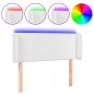 vidaXL LED Kopfteil Weiß 83x16x78/88 cm Kunstleder vidaXL LED Kopfteil Weiß 83x16x78/88 cm Kunstleder