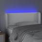 vidaXL LED Kopfteil Weiß 83x16x78/88 cm Kunstleder vidaXL LED Kopfteil Weiß 83x16x78/88 cm Kunstleder