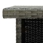 vidaXL Eck-Bartisch Grau 100x50x105 cm Poly Rattan vidaXL Eck-Bartisch Grau 100x50x105 cm Poly Rattan