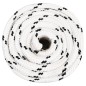 vidaXL Arbeitsseil Weiß 18 mm 100 m Polyester vidaXL Arbeitsseil Weiß 18 mm 100 m Polyester