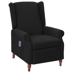 Massagesessel Schwarz Stoff