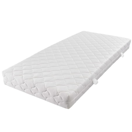 vidaXL Matratze mit waschbarem Bezug 200×90×17 cm 