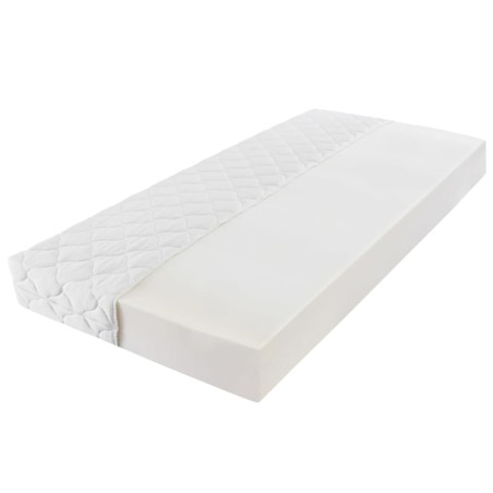 vidaXL Matratze mit waschbarem Bezug 200×90×17 cm 