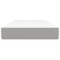 vidaXL Taschenfederkernmatratze Hellgrau 80x200x20 cm Stoff vidaXL Taschenfederkernmatratze Hellgrau 80x200x20 cm Stoff
