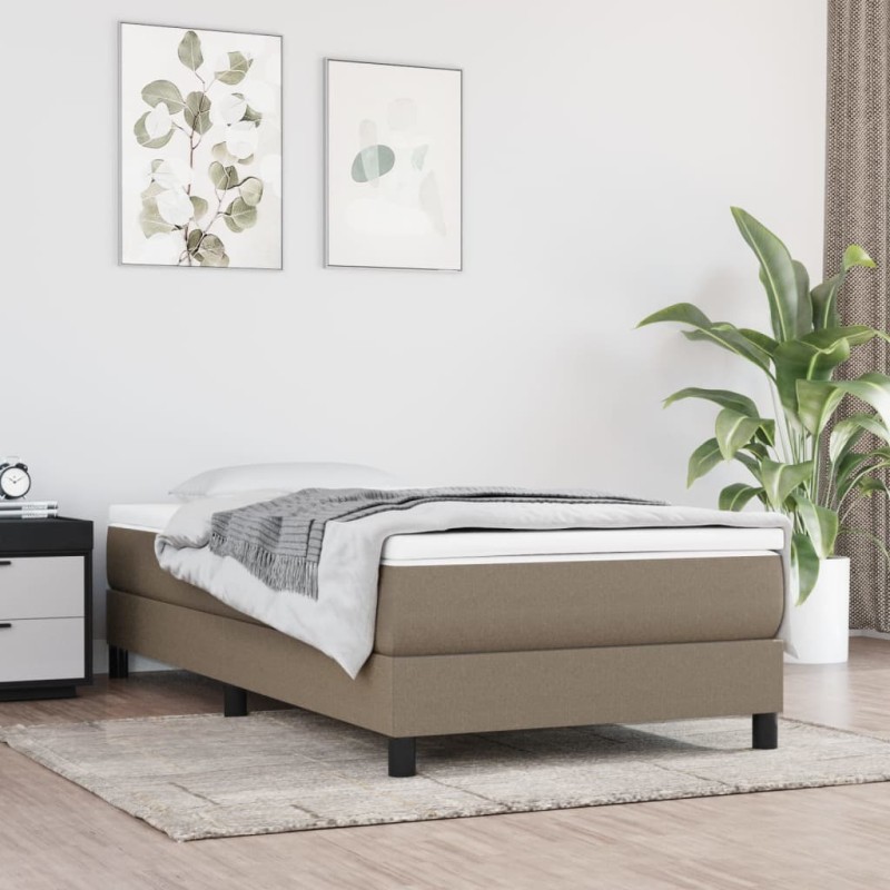 vidaXL Taschenfederkernmatratze Taupe 80x200x20 cm Stoff vidaXL Taschenfederkernmatratze Taupe 80x200x20 cm Stoff