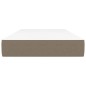 vidaXL Taschenfederkernmatratze Taupe 80x200x20 cm Stoff vidaXL Taschenfederkernmatratze Taupe 80x200x20 cm Stoff