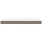 vidaXL Taschenfederkernmatratze Taupe 80x200x20 cm Stoff vidaXL Taschenfederkernmatratze Taupe 80x200x20 cm Stoff