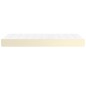 vidaXL Taschenfederkernmatratze Creme 80x200x20 cm Kunstleder vidaXL Taschenfederkernmatratze Creme 80x200x20 cm Kunstleder
